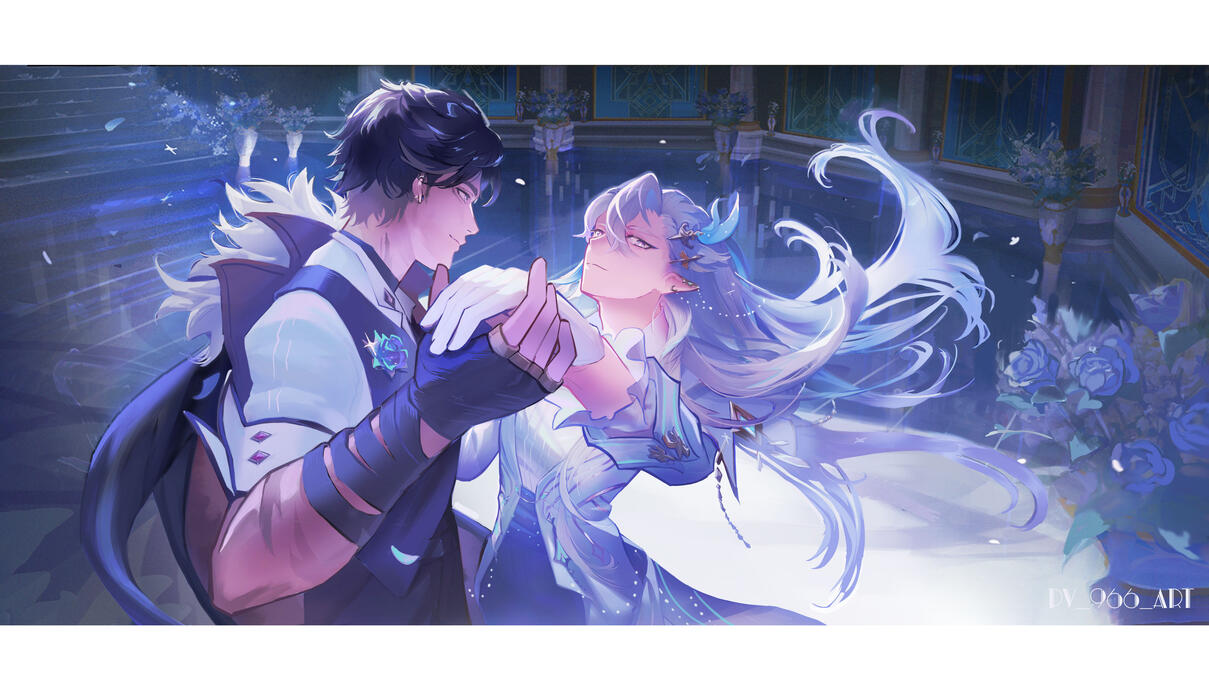 2 person BUST + Rendering BG 【 4-6 weeks 】